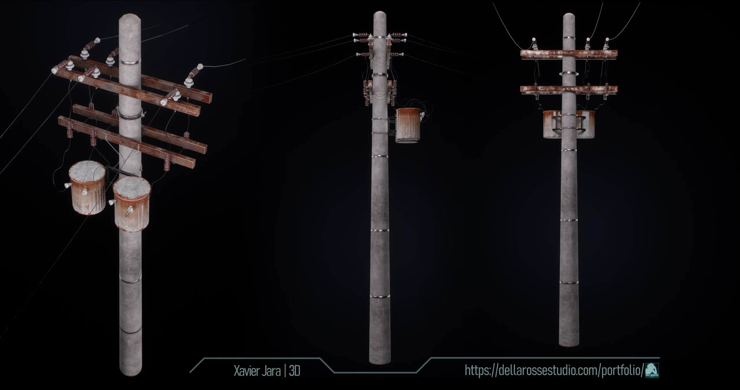 3D model Electric Pole