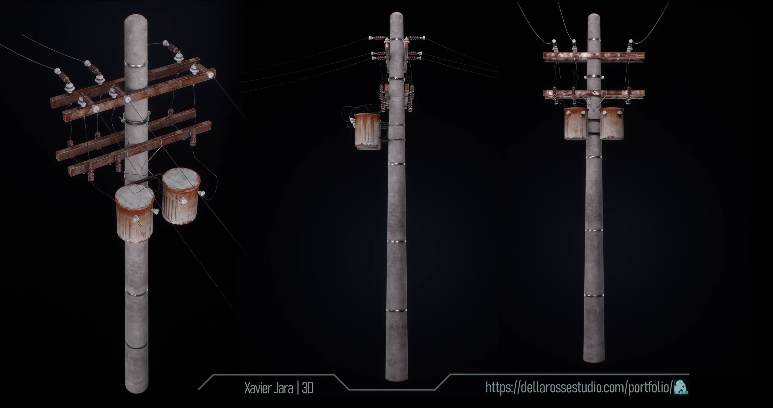 3D model Electric Pole