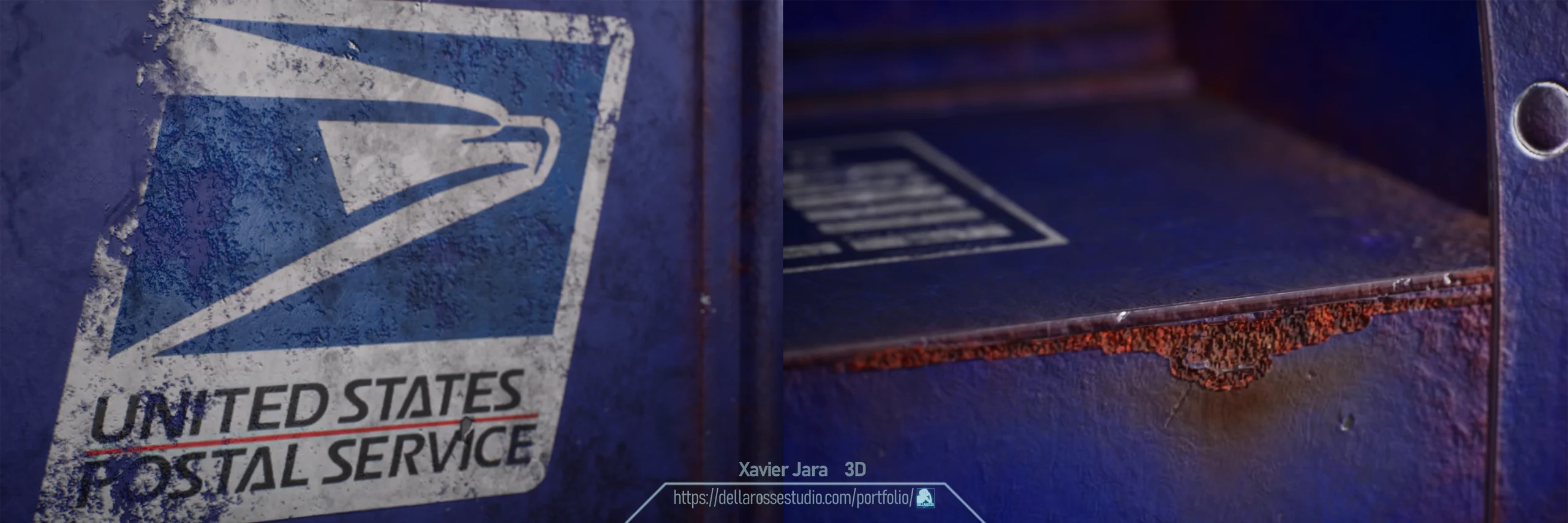 3D model Mailbox Details 02