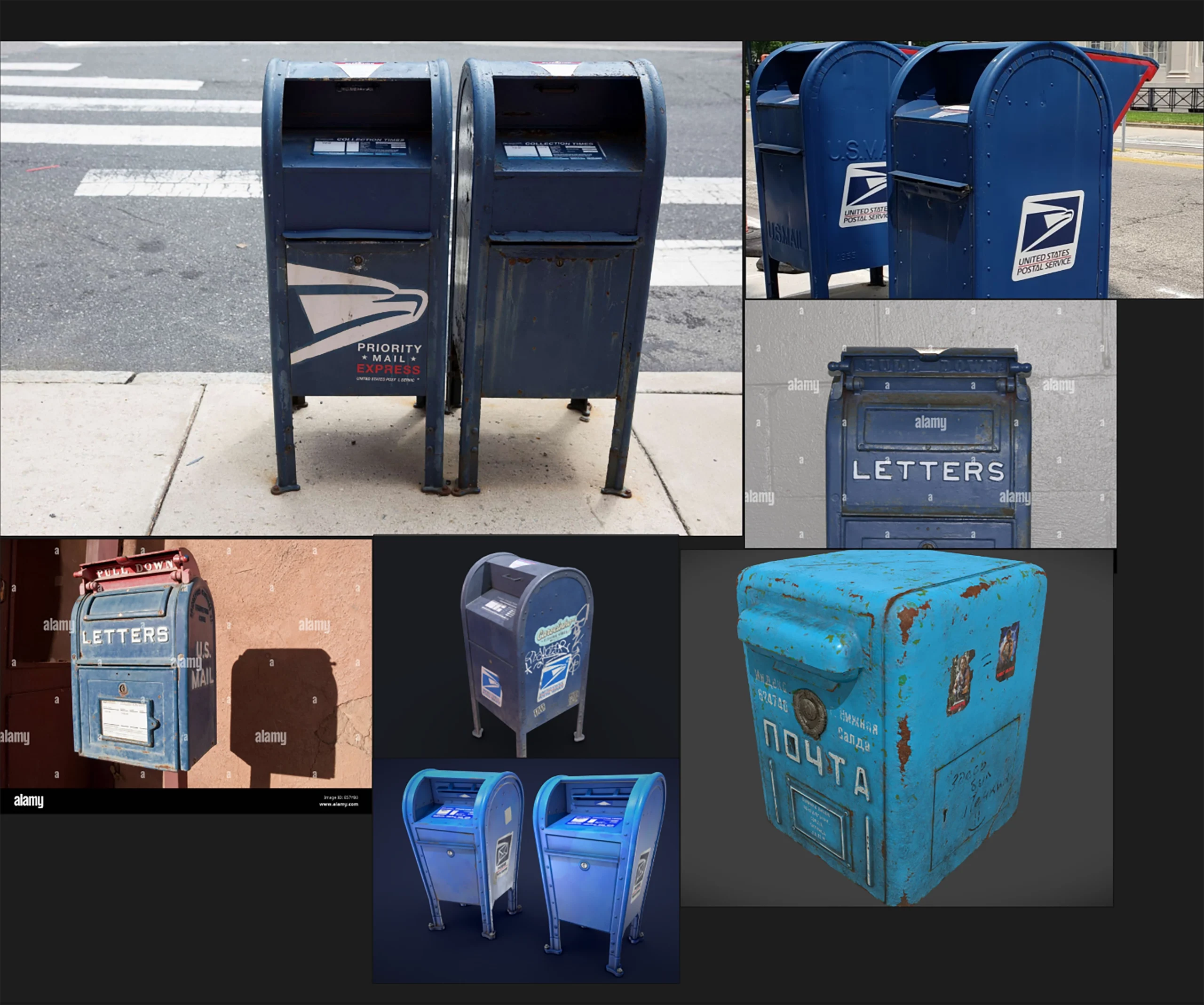 Hydrant references for 3D modeling