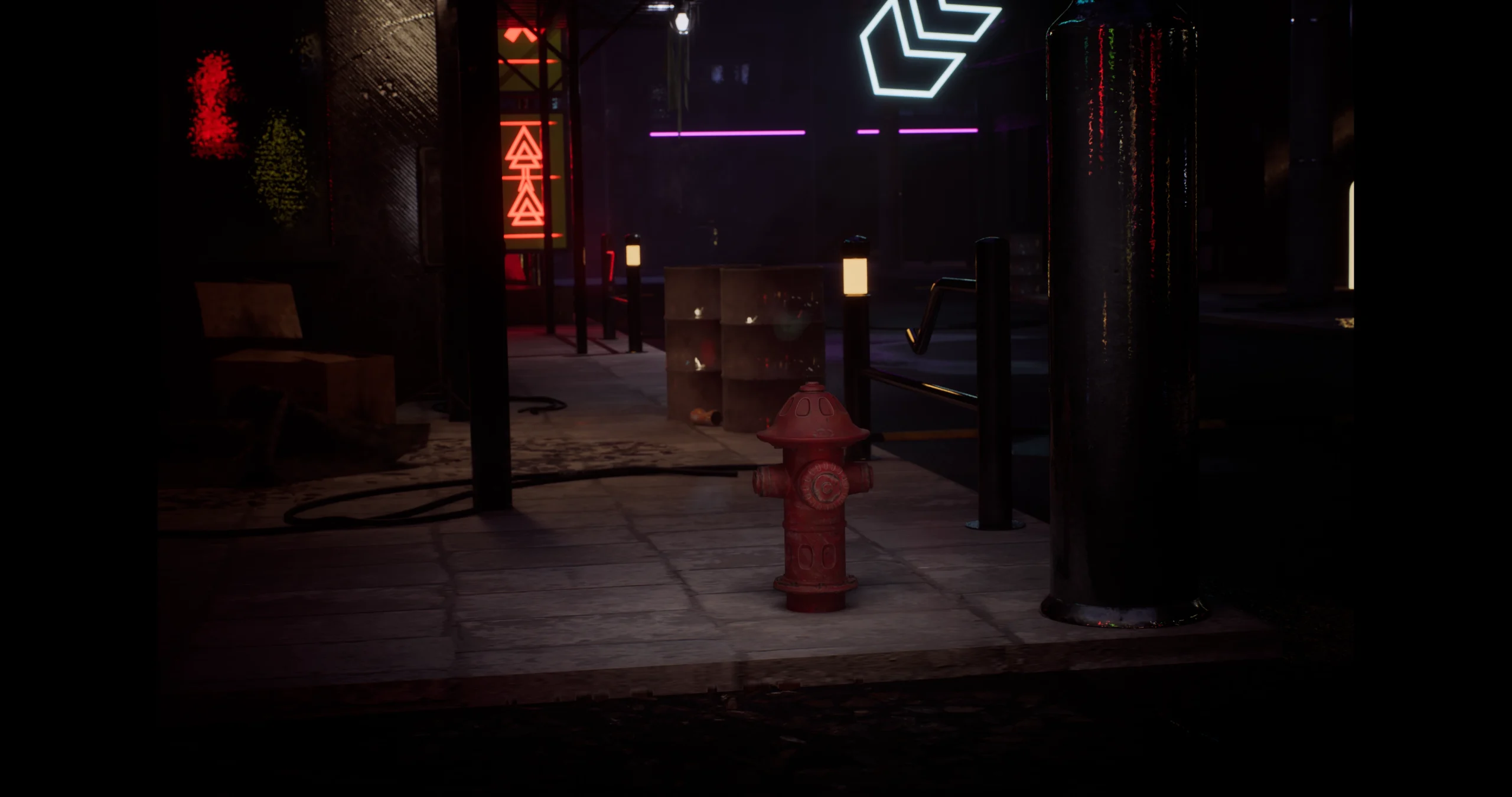 3D model Hydrant enviroment